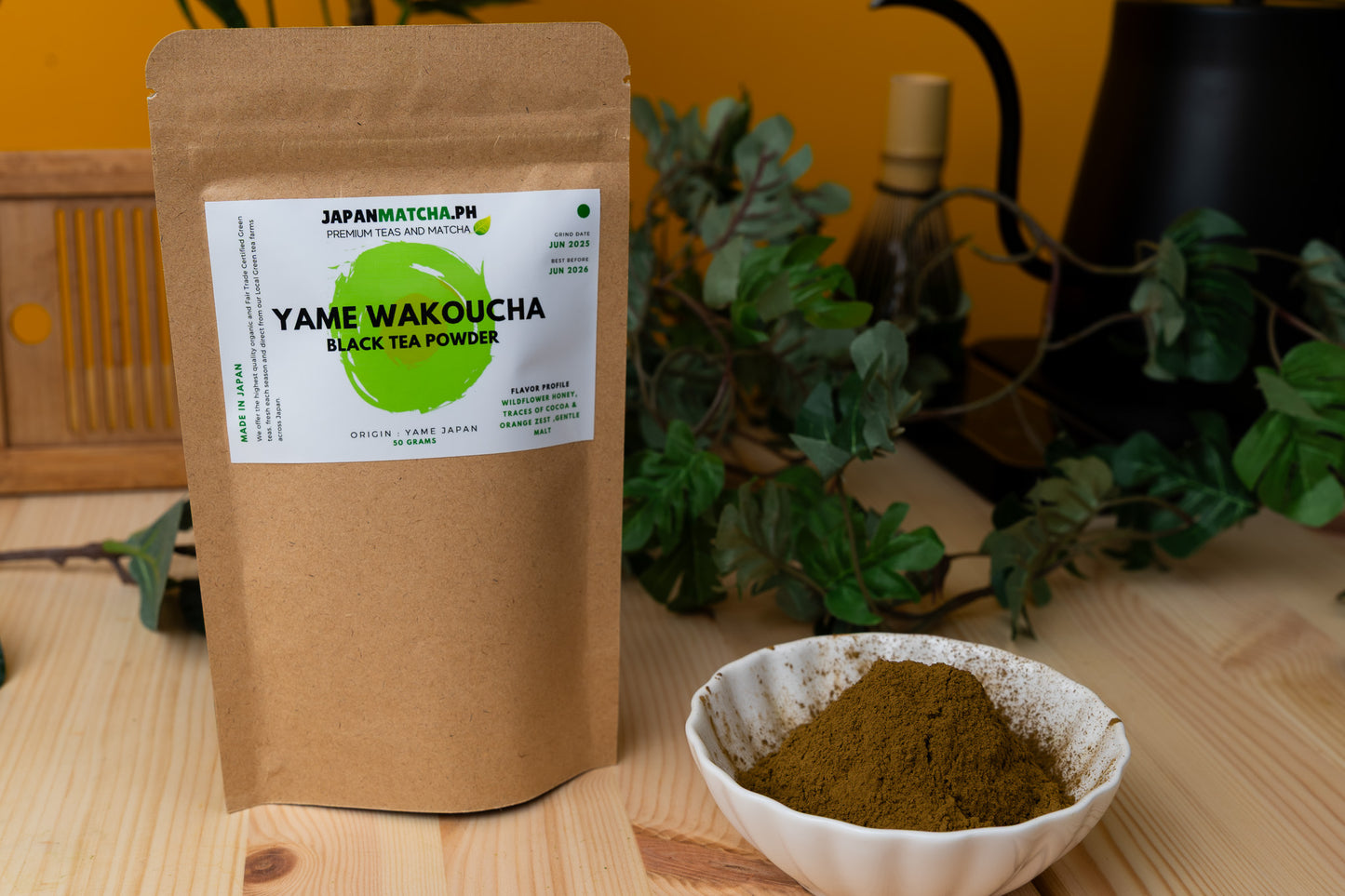 Wakoucha Powder (Black Tea Powder)