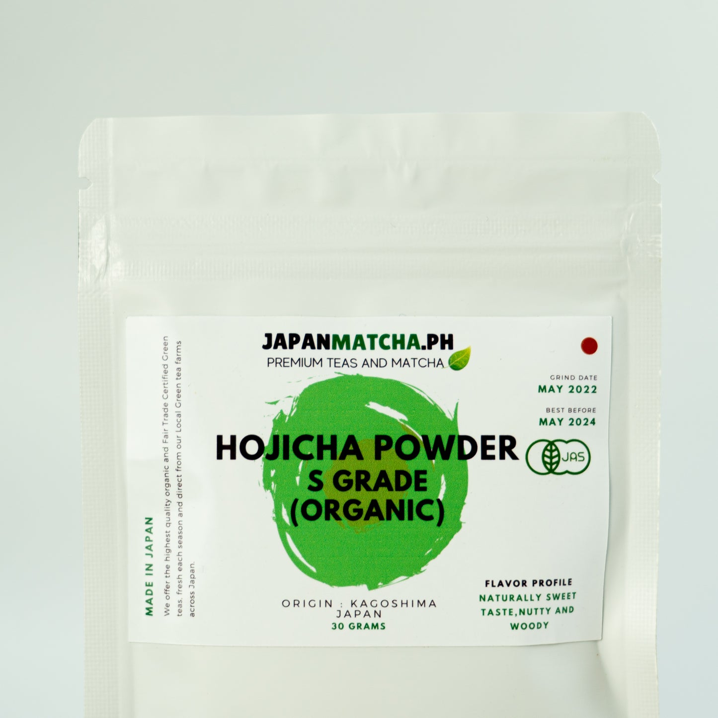 Hojicha Powder(Organic) from Kagoshima, Japan