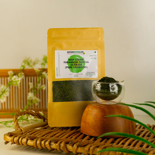 Sencha (Saemidori) Premium Fukamushi Deep Steamed (SS Grade) from Kagoshima Japan