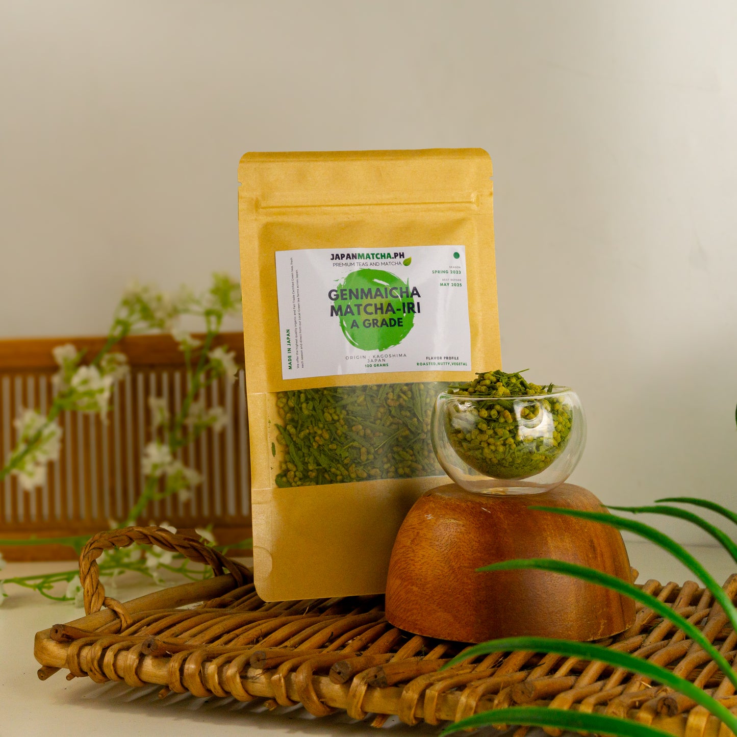 Genmaicha Iri Matcha From Kyoto, Japan, Japanese Green Tea (S Grade) Premium