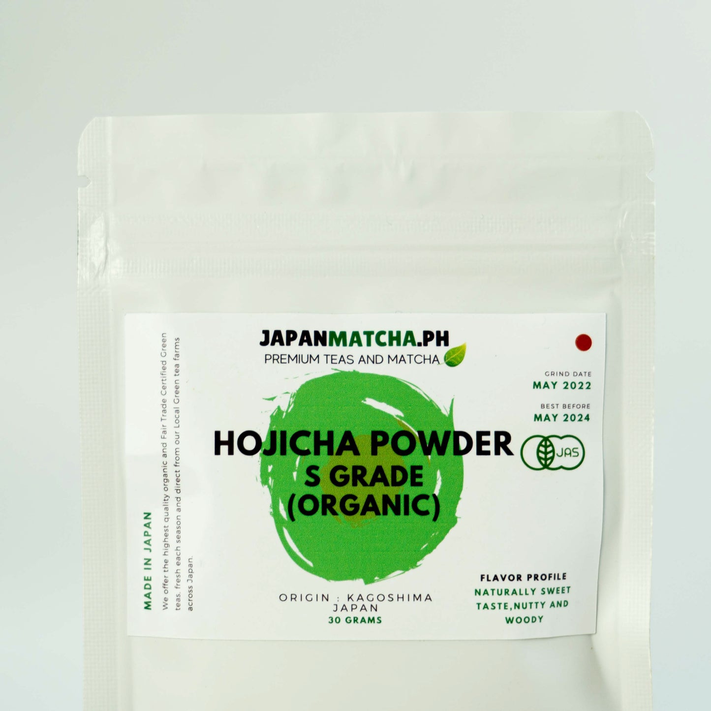 Hojicha Powder(Organic) from Kagoshima, Japan