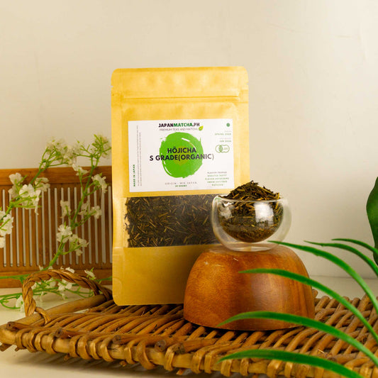 Hojicha Organic from Mie, Japan, Japanese Loose Leaf Green Tea (Premium S Grade)