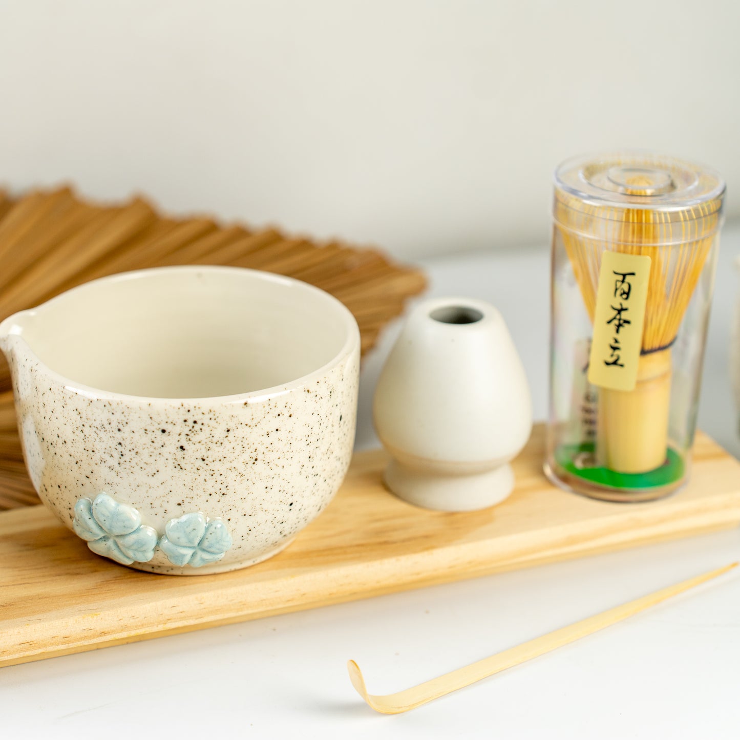 Kurōbā 'Clover' Chawan 茶碗 (matcha bowl) - handmade by Mysa Clay
