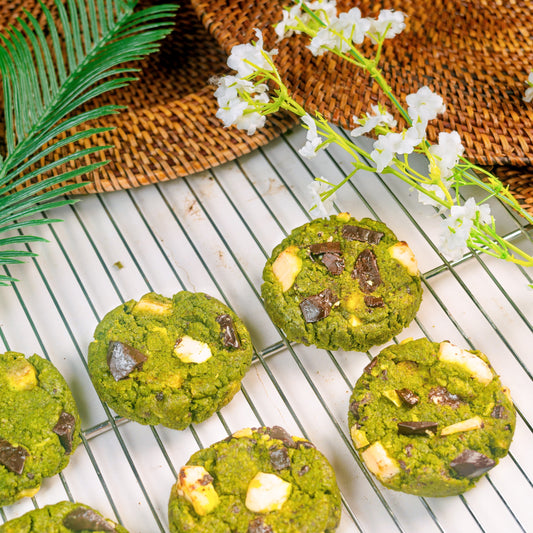 White Chocolate Matcha Cookie