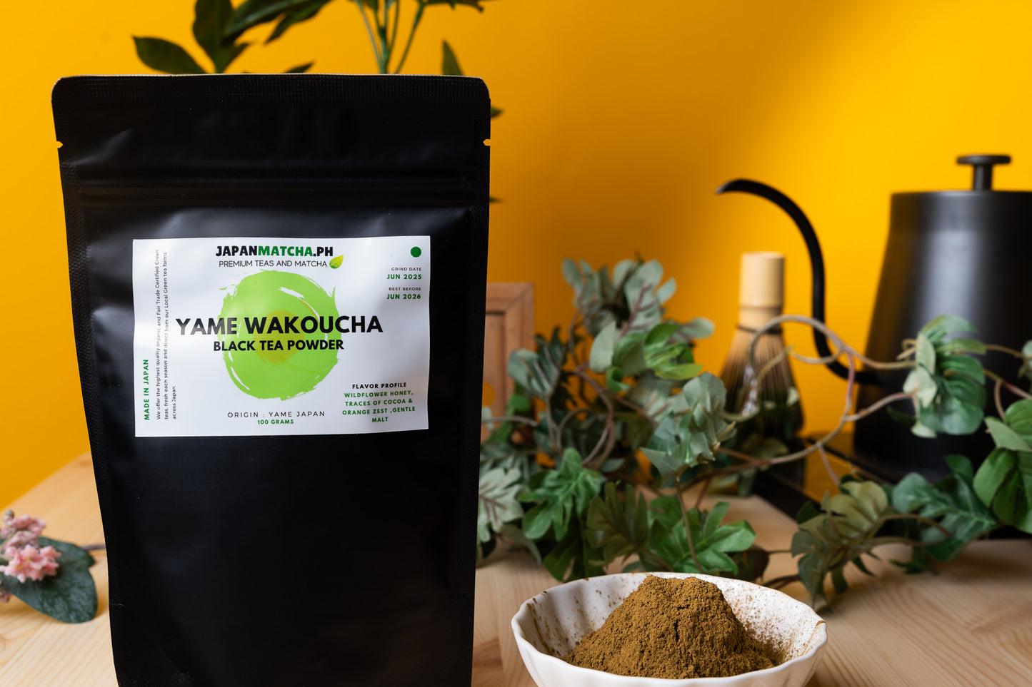 Wakoucha Powder (Black Tea Powder)