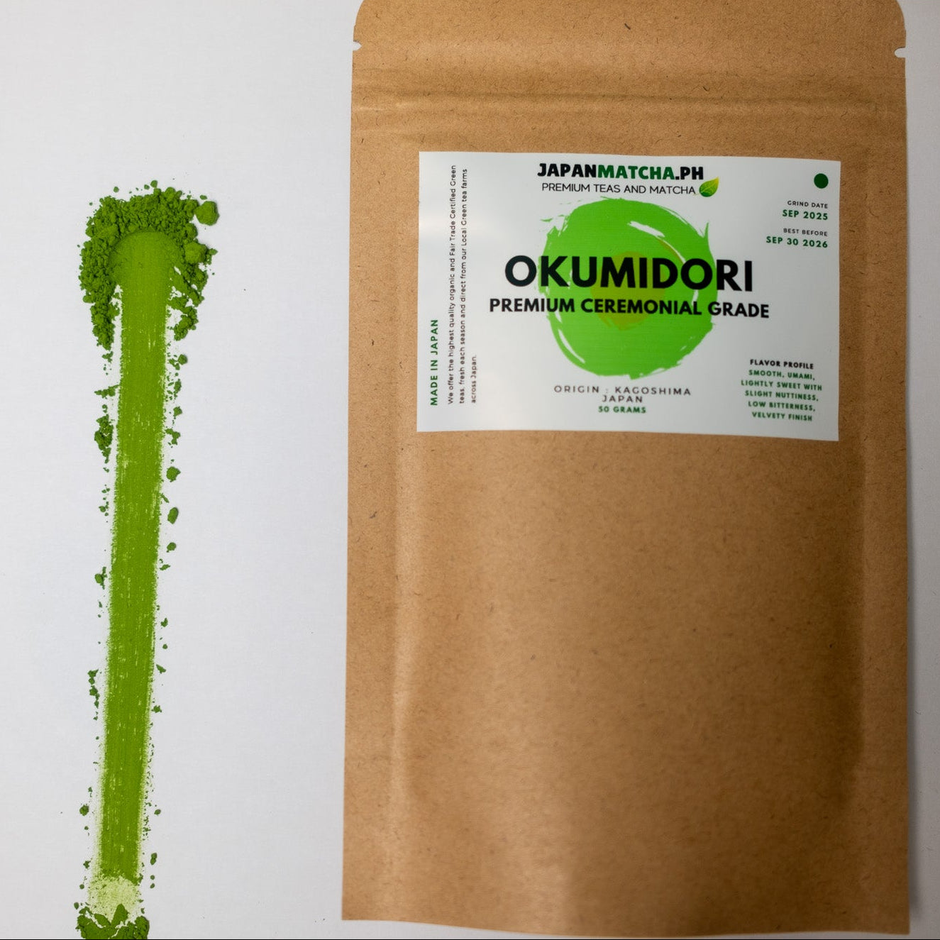 Matcha Okumidori (Kagoshima, Japan)