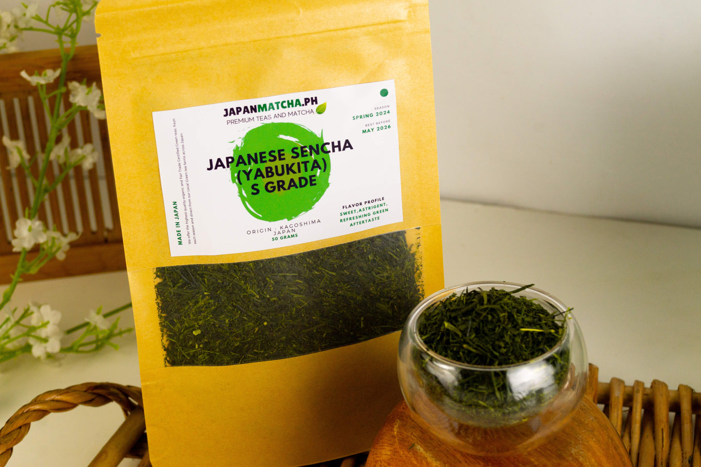 Sencha Japan Premium (S Grade) from Kagoshima 1(Yabukita Shincha)(Asamushi)
